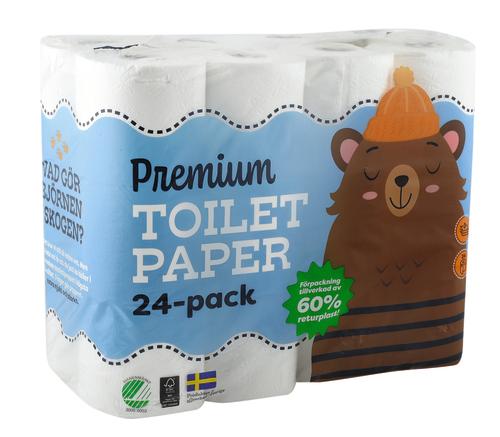 Premium Toalettpapper 24-pack