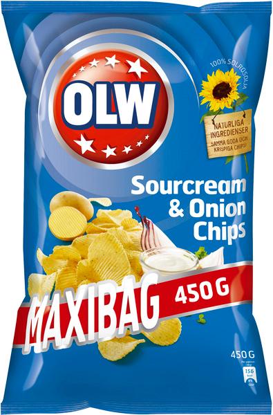 OLW Sour Cream & Onion Maxibag