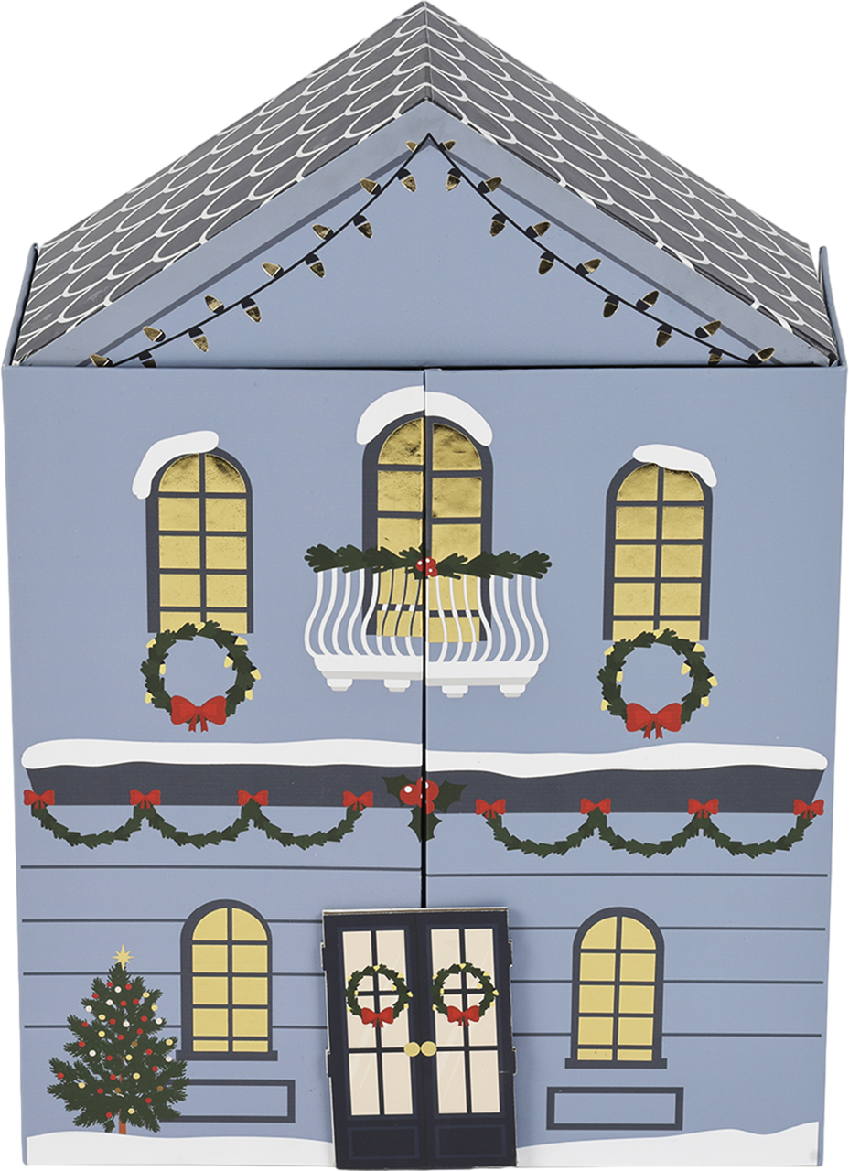 DIY Adventskalenderhus