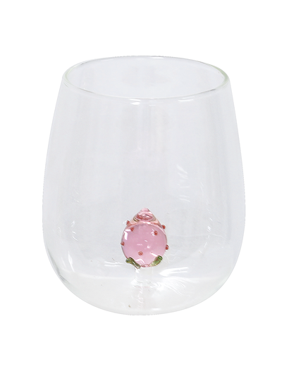 Glas med Jordgubbe