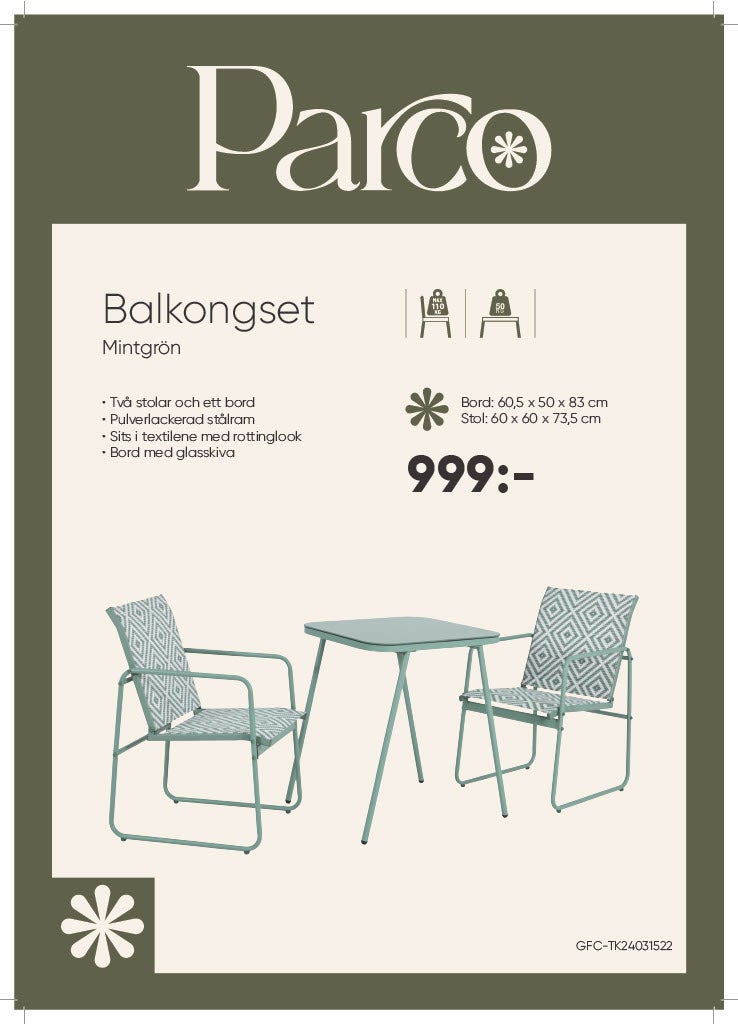 Balkongset