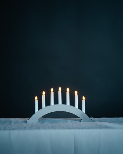 Adventsljusstake LED