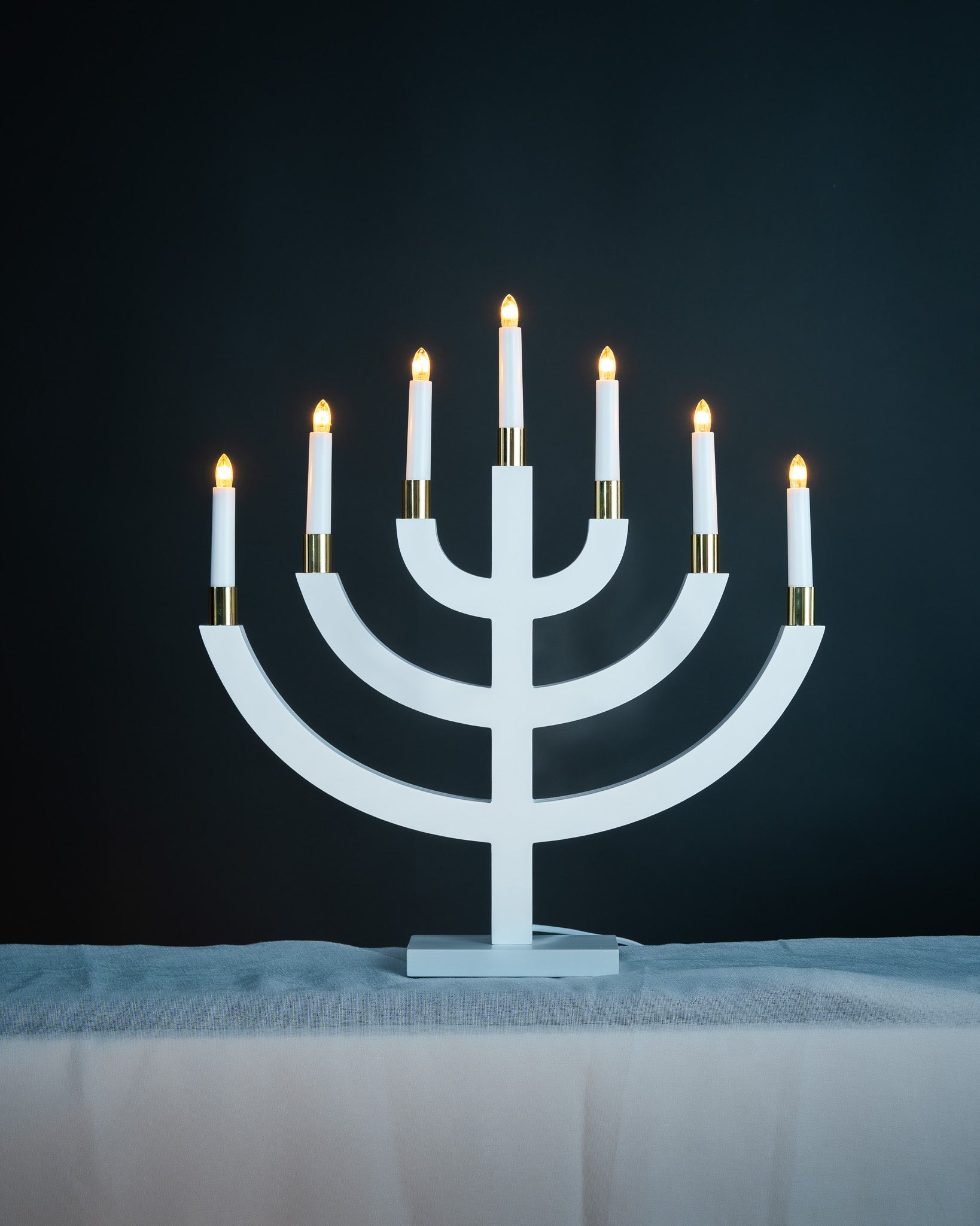 Adventsljusstake LED