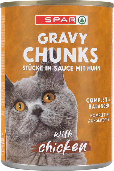 Kattmat Kyckling med sås