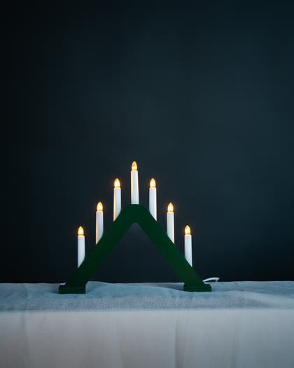 Adventsljusstake LED