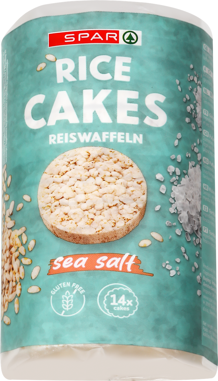 Riskakor med havssalt