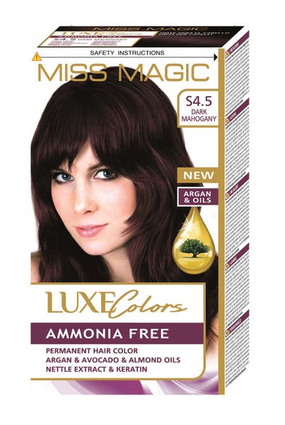 Hårfärg mörk mahogny