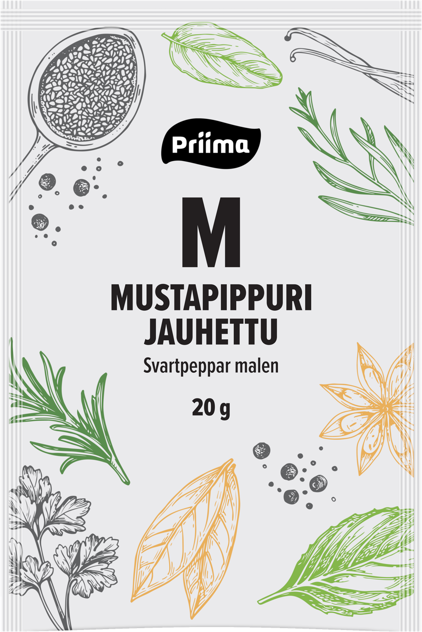 Svartpeppar Mald