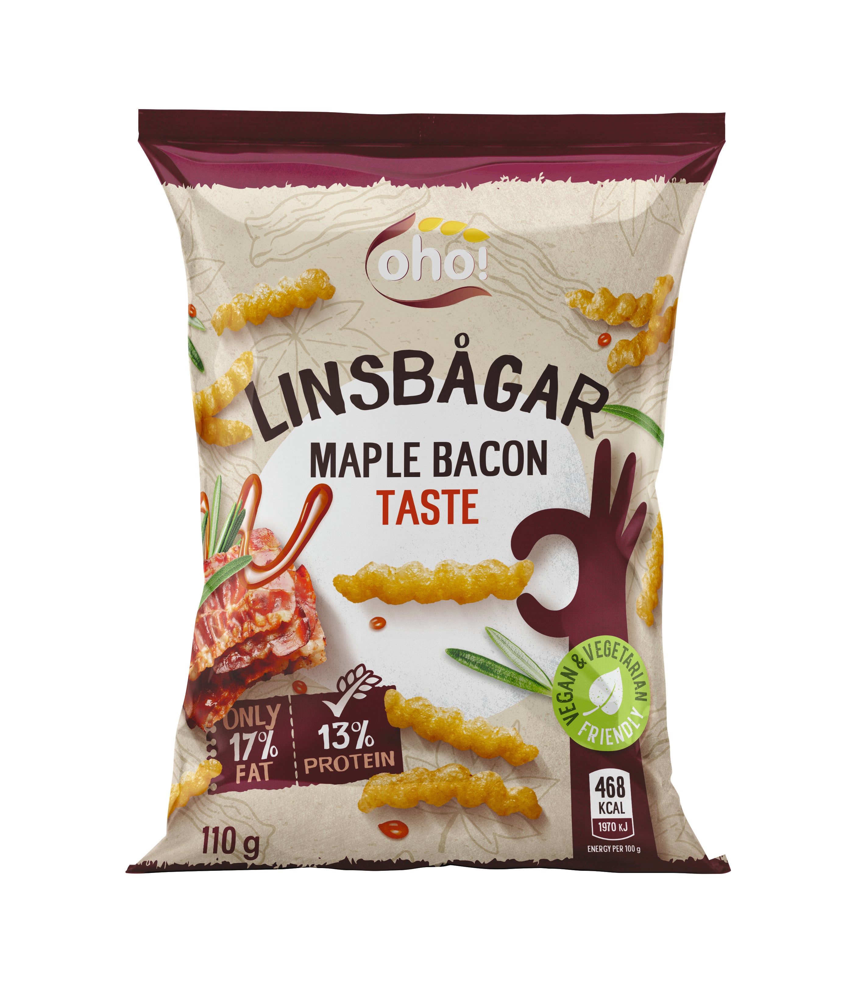 Linsbågar Maple Bacon