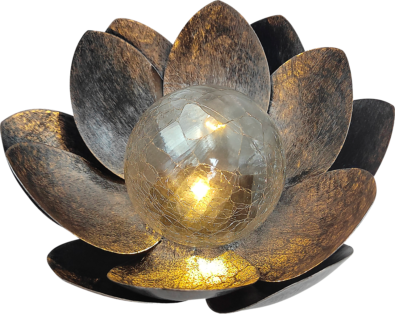 Solcellslampa blomma