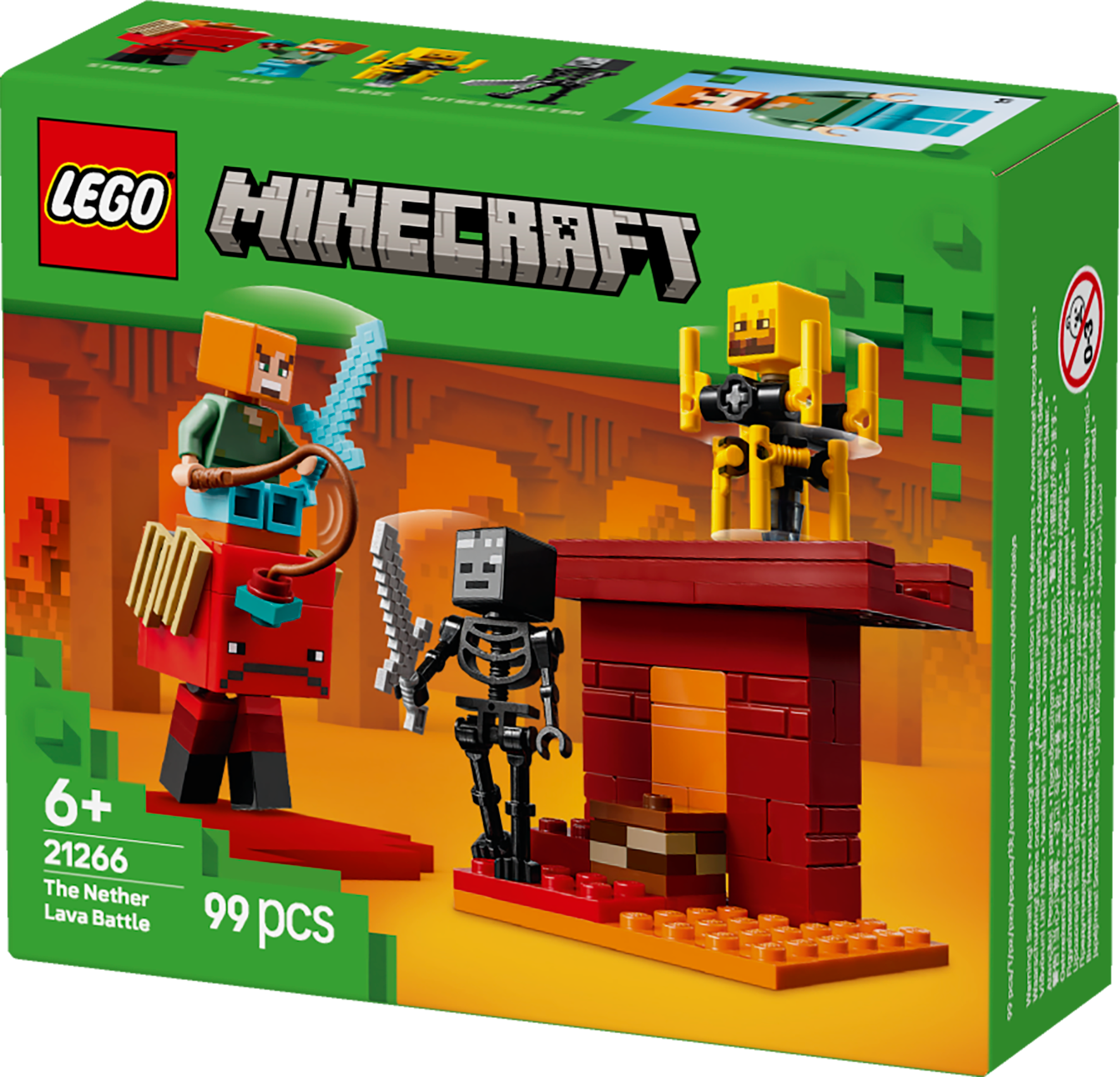 LEGO® Minecraft® - Lavastriden i Nether