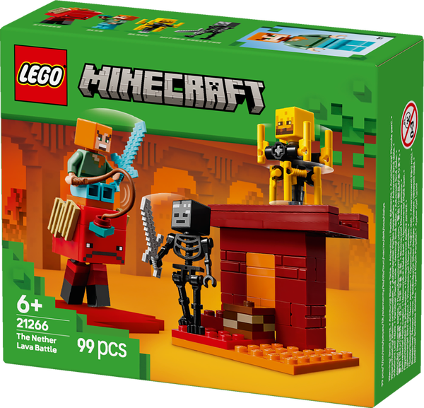 LEGO® Minecraft Lavastriden i Nether