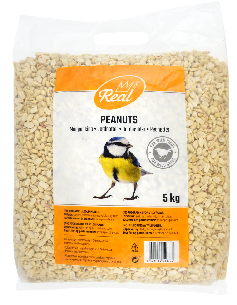 Jordnötter Vildfågel