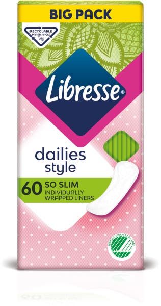 LIBRESSE So Slim trosskydd 60 st Big pack