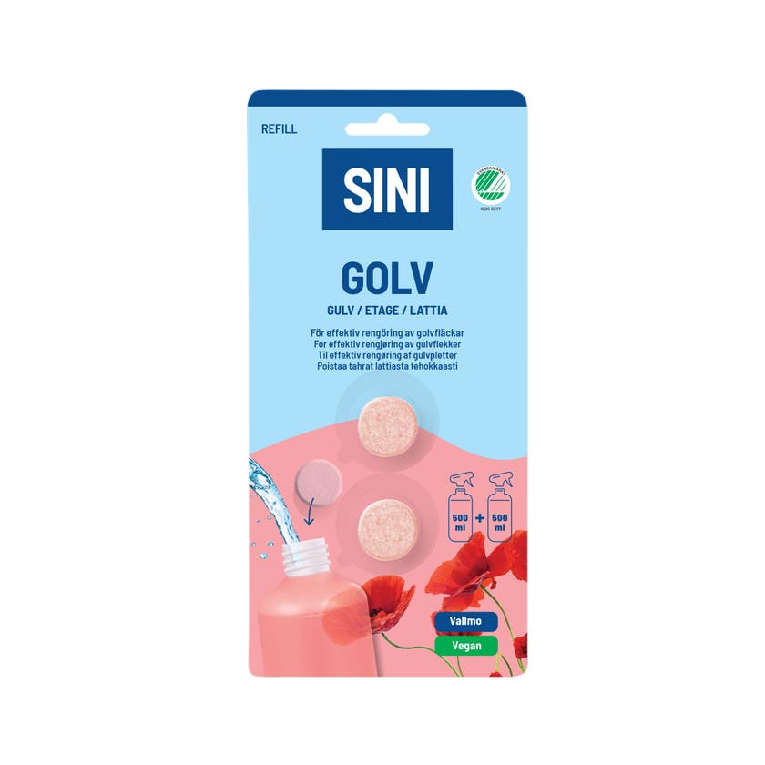 Städtablett golv refill