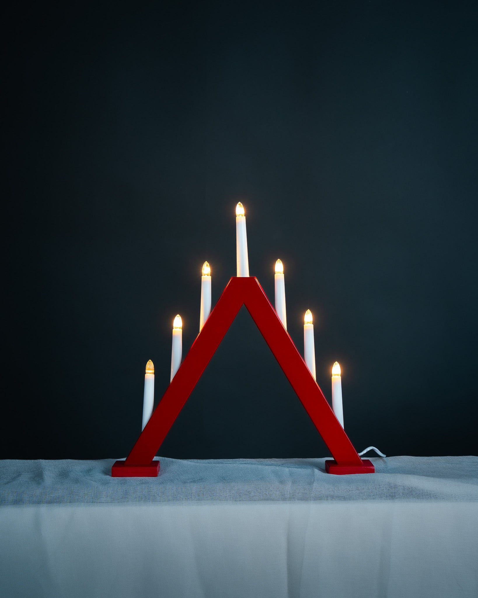 Adventsljusstake LED