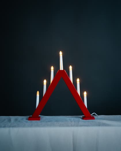 Adventsljusstake LED