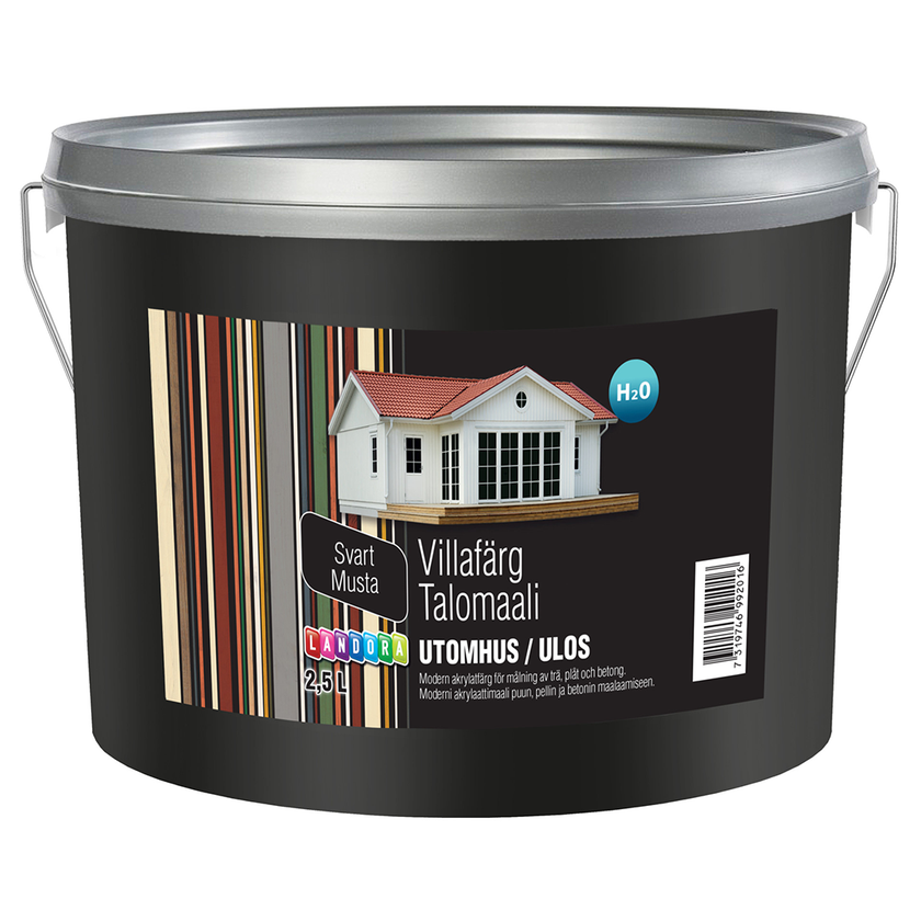 Svart villafärg