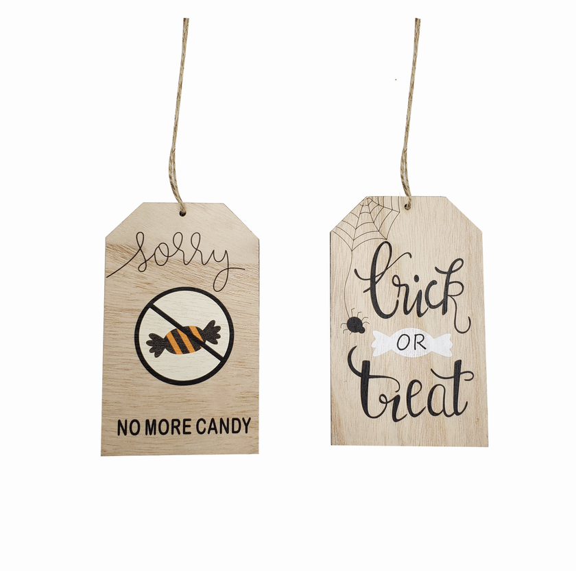 Dörrhandtagsskylt Trick