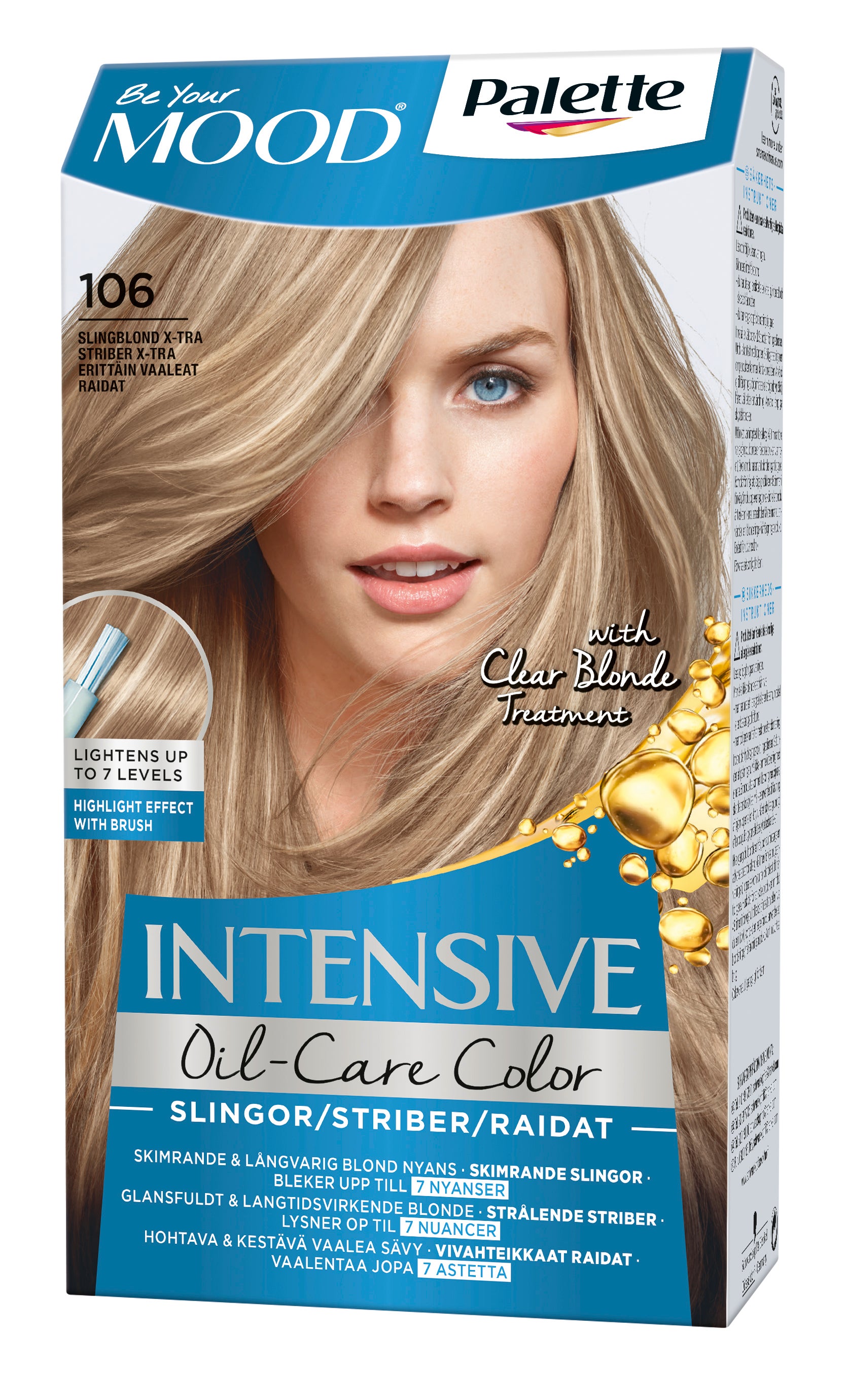 Hårfärg slingblond x-tra