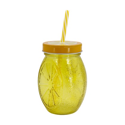 Sugrörsmugg Citron