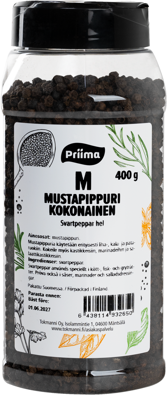 Svartpeppar Hel