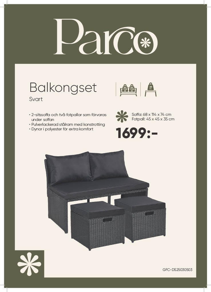 Balkongset