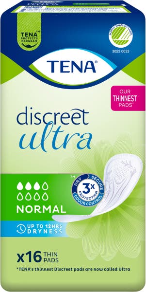 TENA Discreet Ultra Normal binda 16 st
